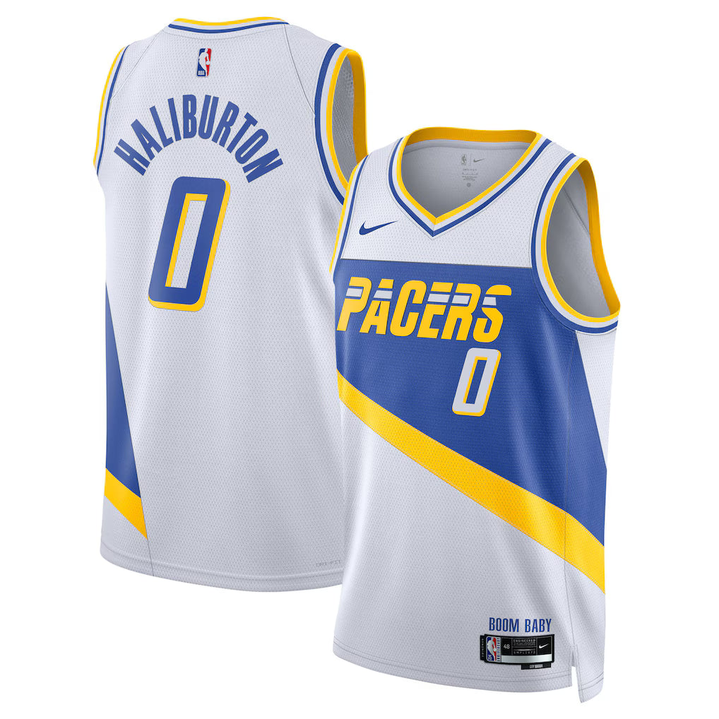 Tyrese Haliburton Indiana Pacers Unisex 2025/26 Swingman Jersey - White - City Edition