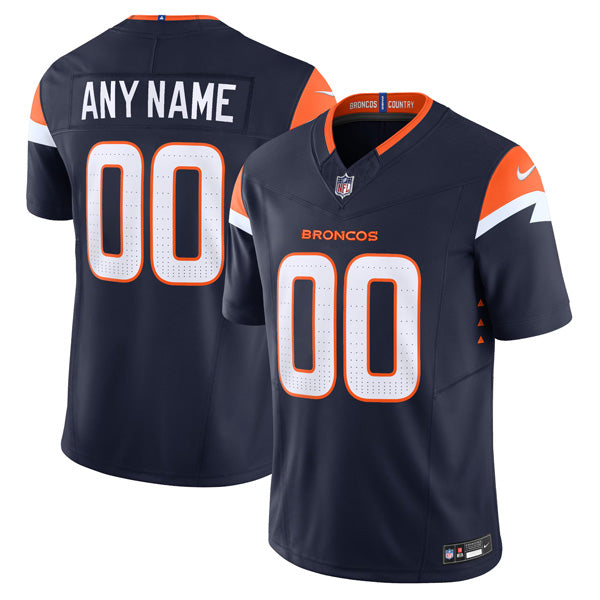 Custom Denver Broncos Jersey - Navy