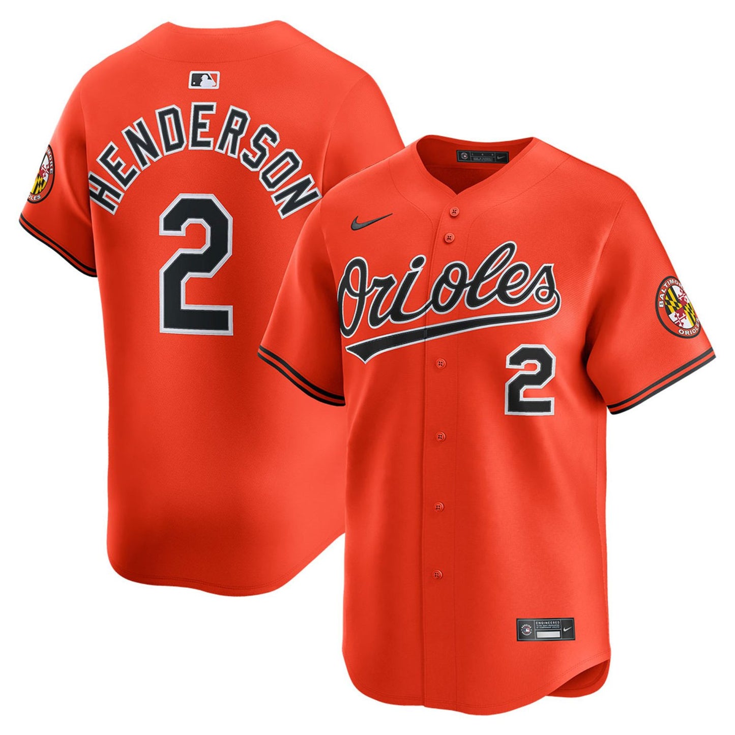 Gunnar Henderson Baltimore Orioles Alternate Limited Jersey - Orange