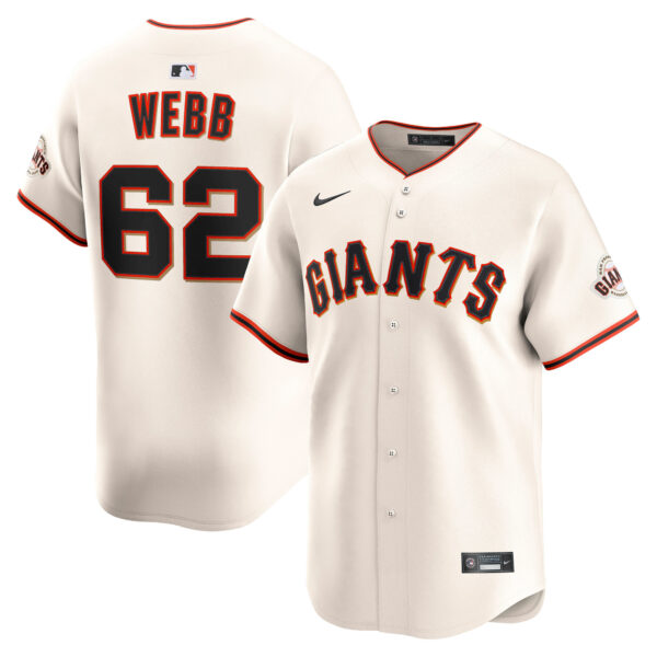 Logan Webb San Francisco Giants Home Limited Jersey - Cream