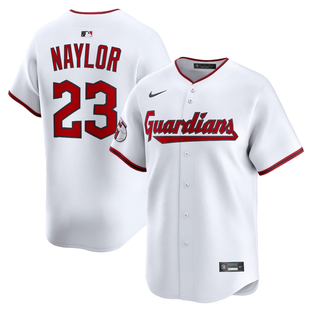 Bo Naylor Cleveland Guardians Home Jersey - White