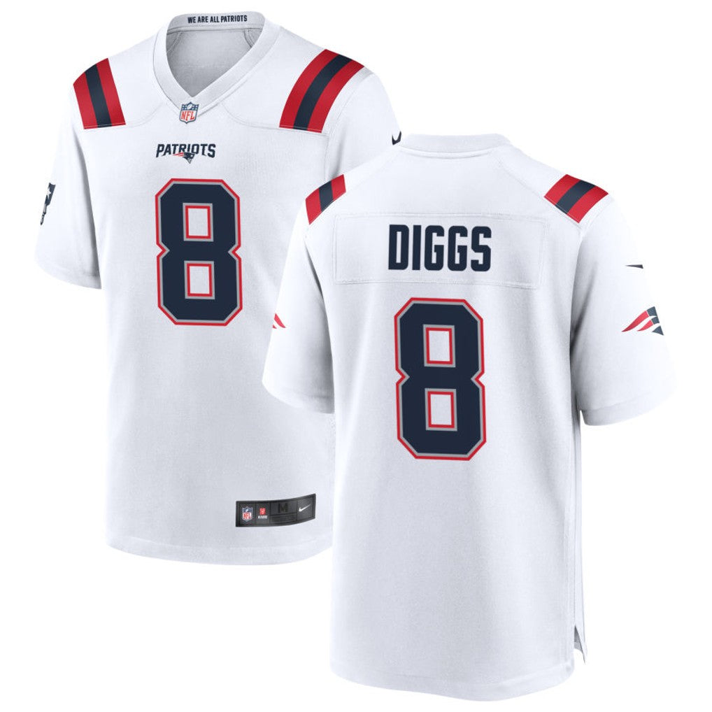 Stefon Diggs New England Patriots Jersey - White