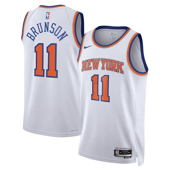 Jalen Brunson New York Knicks - Association Edition - Swingman Jersey - White