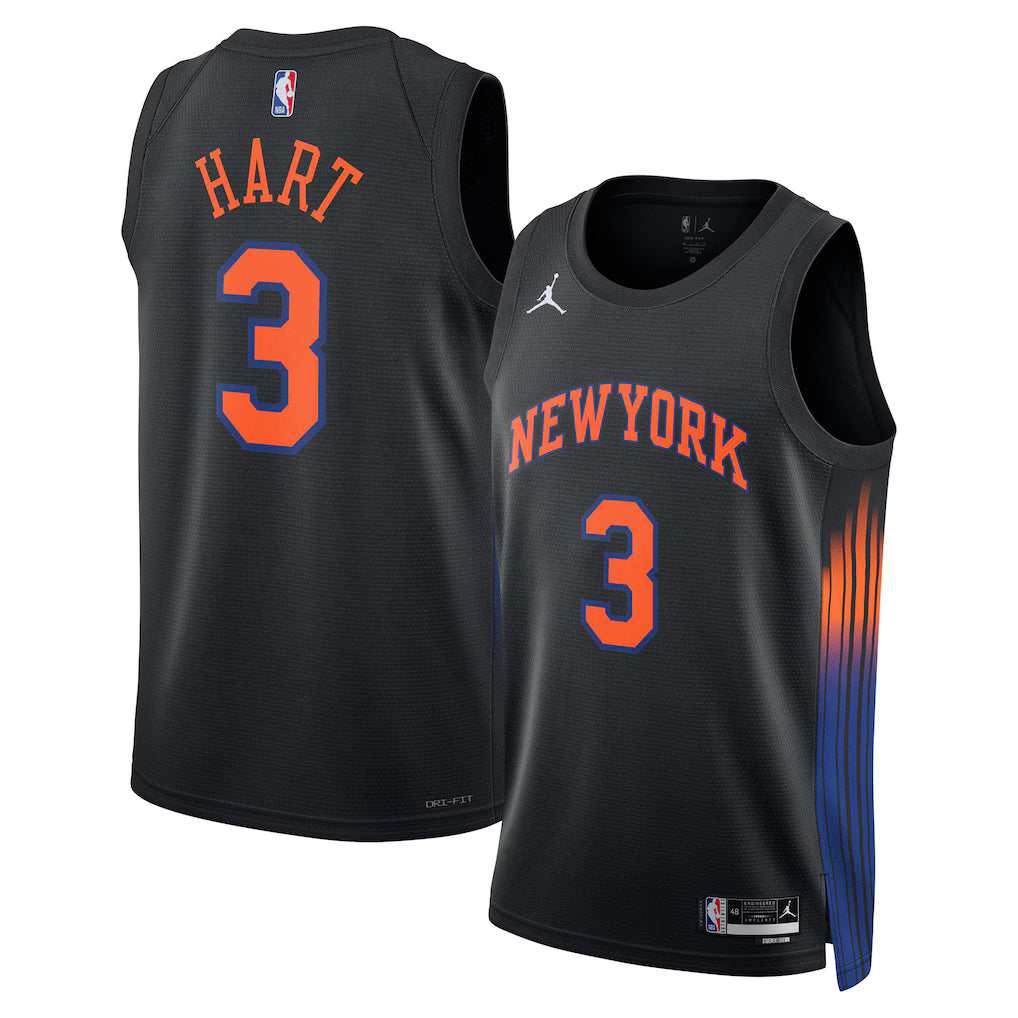Josh Hart New York Knicks Unisex Swingman Jersey - Statement Edition - Black