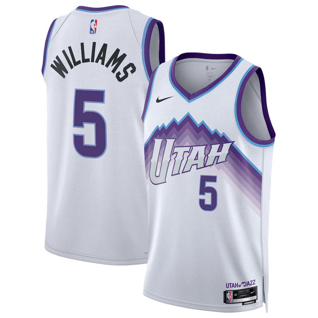 Cody Williams Utah Jazz Unisex Swingman Jersey - Association Edition - White