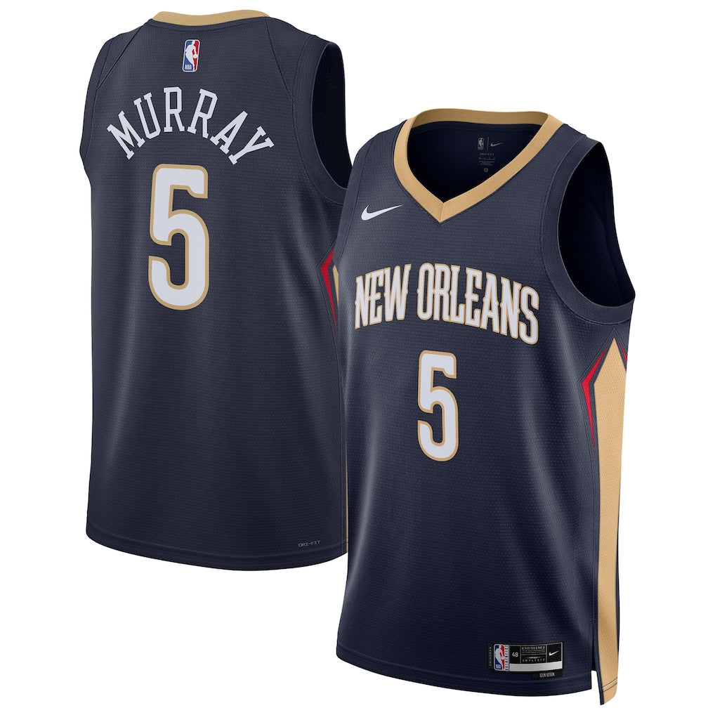 Dejounte Murray New Orleans Pelicans Unisex Swingman Jersey - Navy