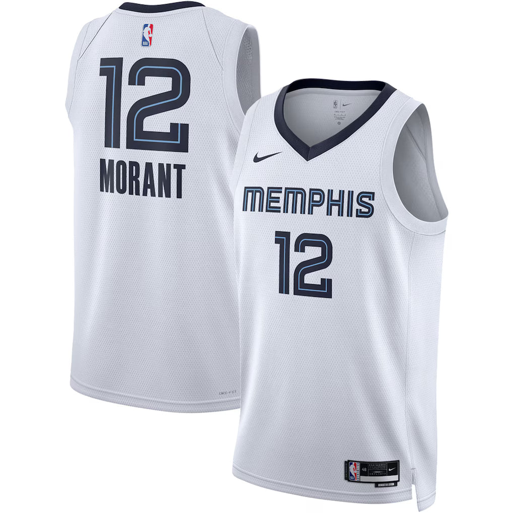 Ja Morant Memphis Grizzlies Unisex Swingman Jersey - Association Edition - White