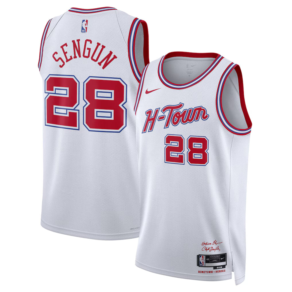 Alperen Şengün Houston Rockets Unisex 2025/26 Swingman Jersey - White - City Edition