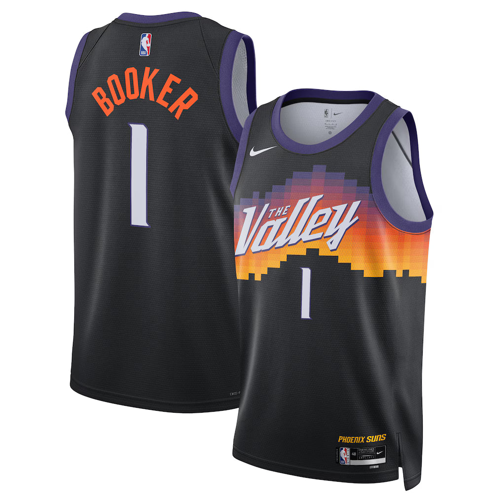 Devin Booker Phoenix Suns Unisex 2025/26 Swingman Jersey - Black - City Edition