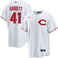Andrew Abbott Cincinnati Reds Alternate Jersey - White