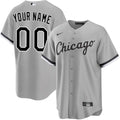 Custom Chicago White Sox Away Jersey - Gray