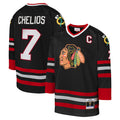 Chris Chelios Chicago Blackhawks Mitchell & Ness 1997/98 Jersey - Black