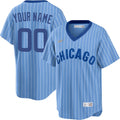 Custom Chicago Cubs 1978 Cooperstown Jersey - Light Blue