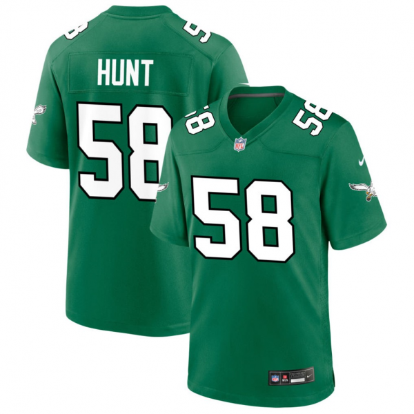 Jalyx Hunt Philadelphia Eagles Jersey - Kelly Green