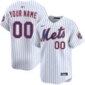 Custom New York Mets Home Jersey - White