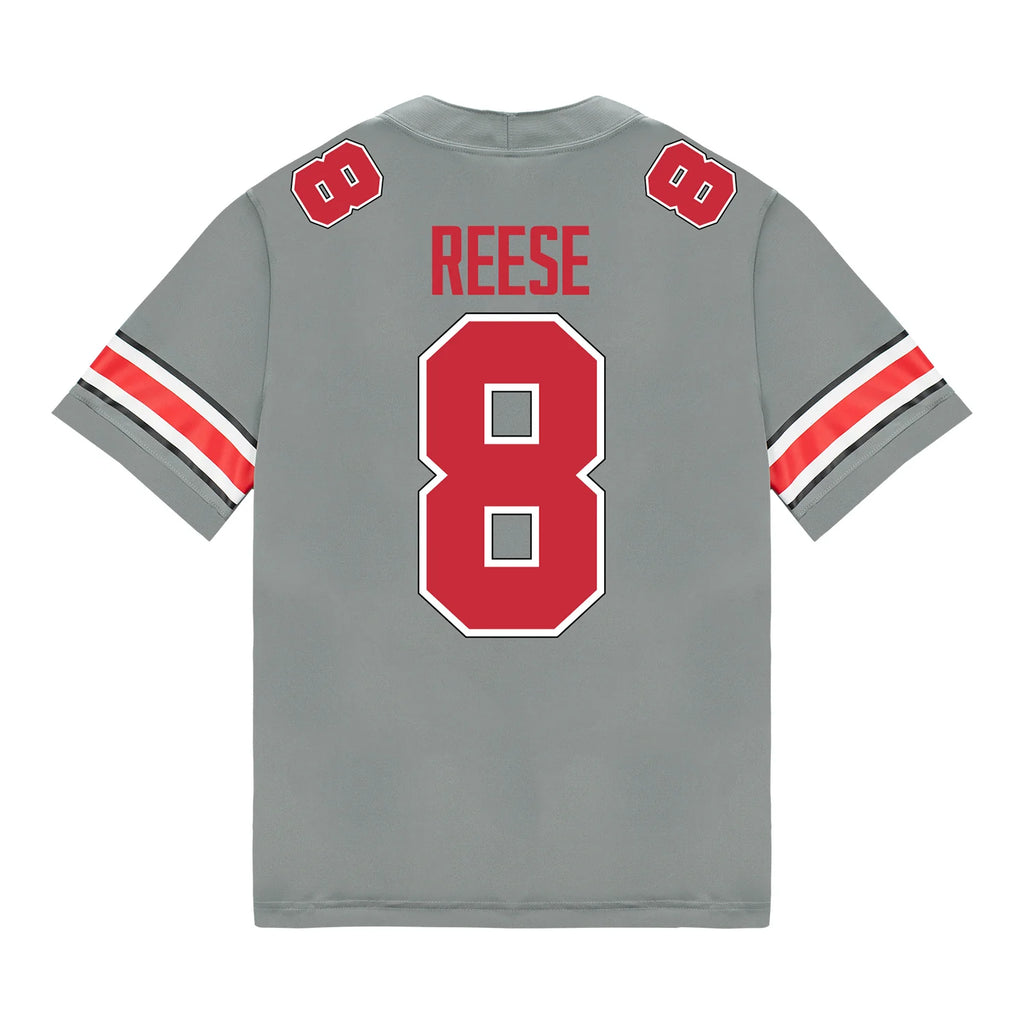 Arvell Reese Ohio State Buckeyes Jersey – Grey