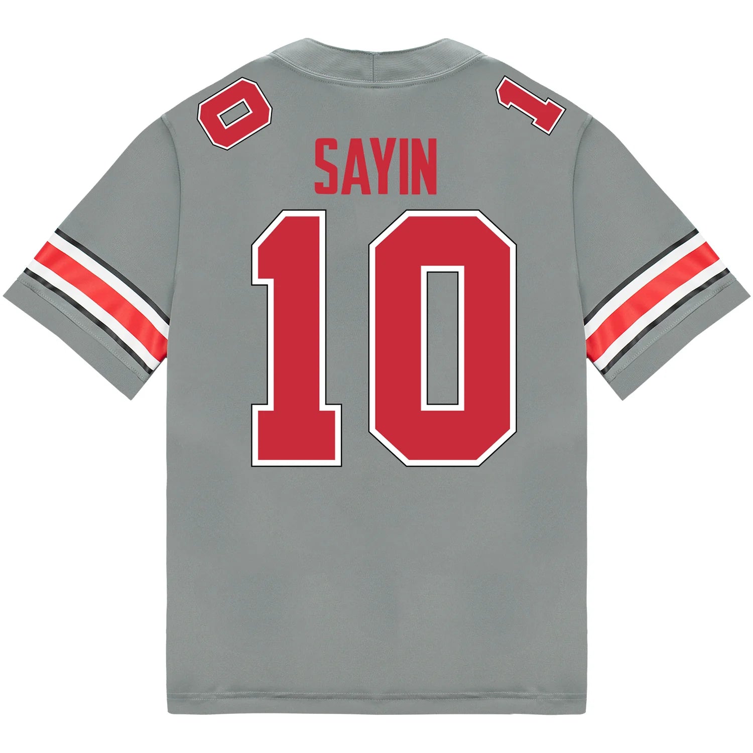 Julian Sayin Ohio State Buckeyes Jersey – Grey