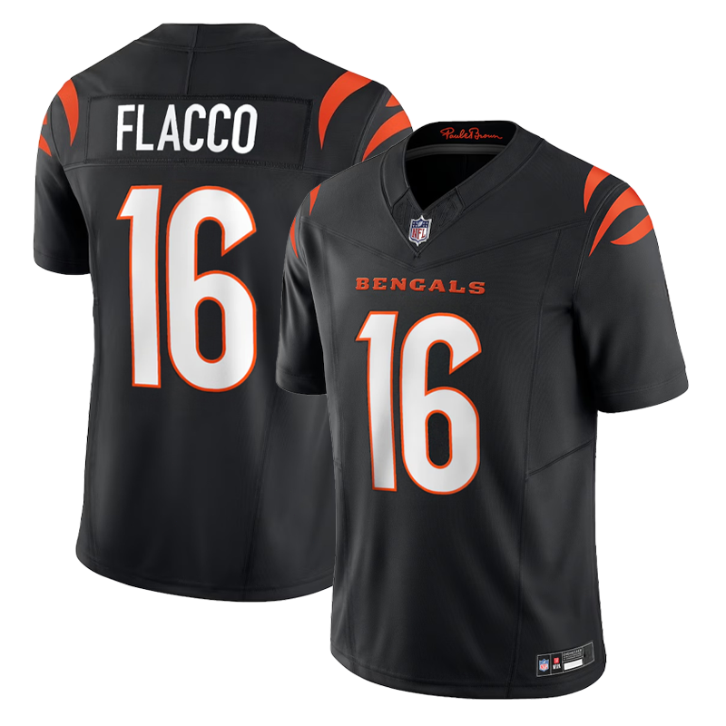 Joe Flacco Cincinnati Bengals Jersey - Black