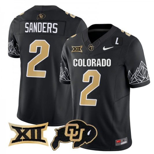 Shedeur Sanders Colorado Buffaloes Jersey - Black