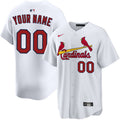 Custom St. Louis Cardinals Home Jersey - White