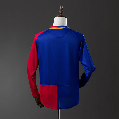 Barcelona 08/09 UEFA Champions League Home Long Sleeve Retro Jersey