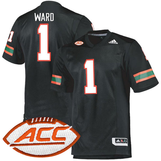 Cam Ward Miami Hurricanes Alternate Jersey - Black