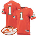 Cam Ward Miami Hurricanes Home Jersey - Orange