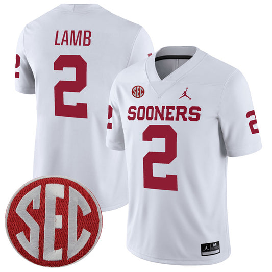 CeeDee Lamb Oklahoma Sooners Alumni Player Jersey - White