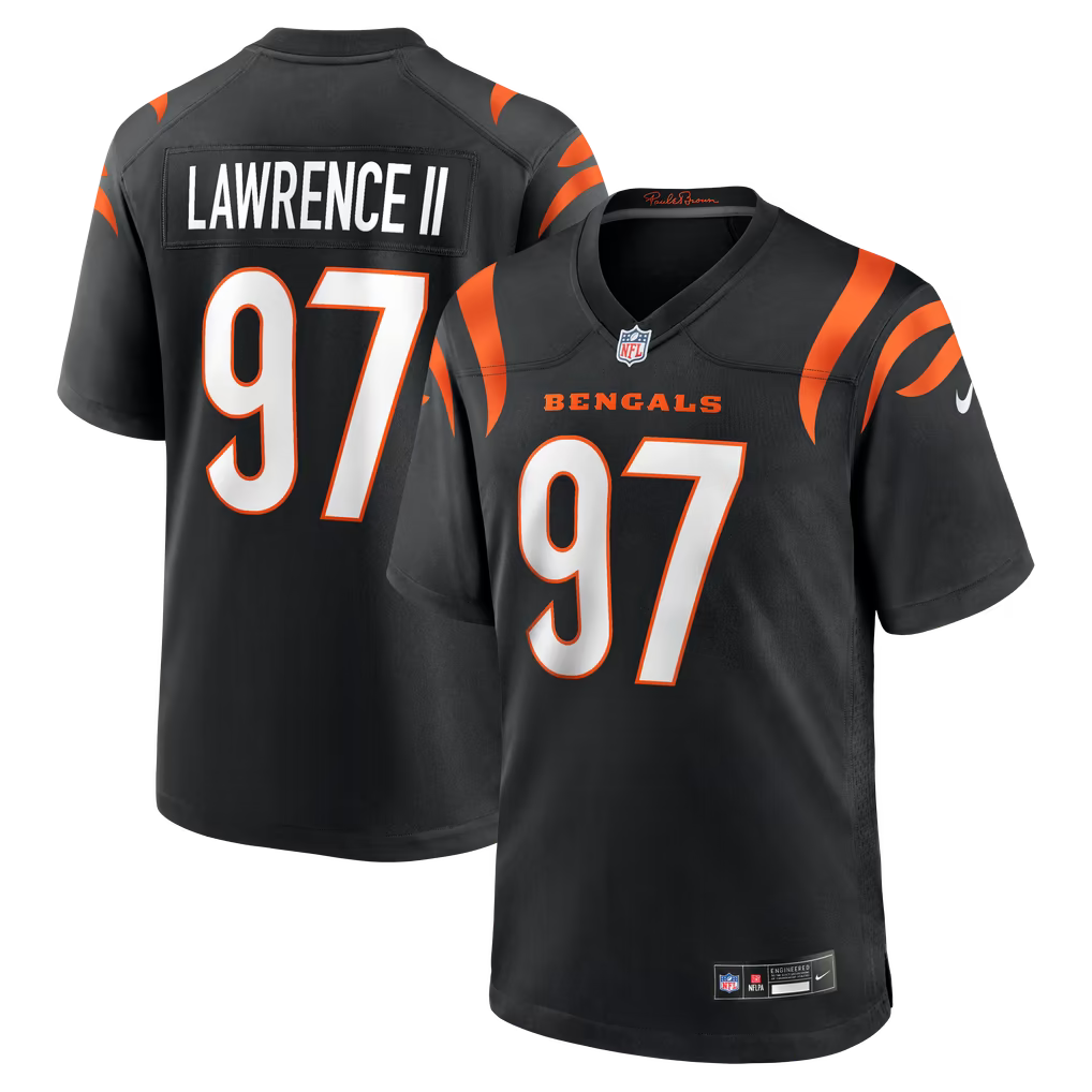Dexter Lawrence II Cincinnati Bengals Jersey - Black