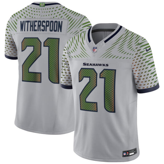 Devon Witherspoon Seattle Seahawks 2025 Rivalries Collection Jersey - Wolf Grey