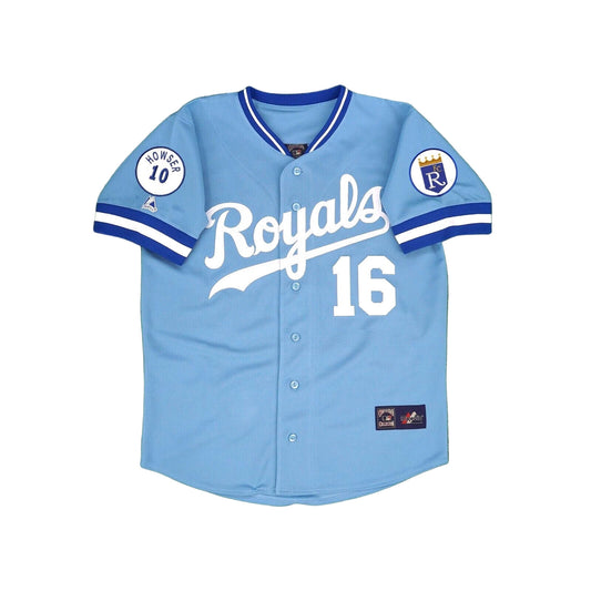 Bo Jackson 1987 Kansas City Royals Cooperstown Away Jersey - Blue