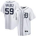 Framber Valdez Detroit Tigers Home Jersey - White