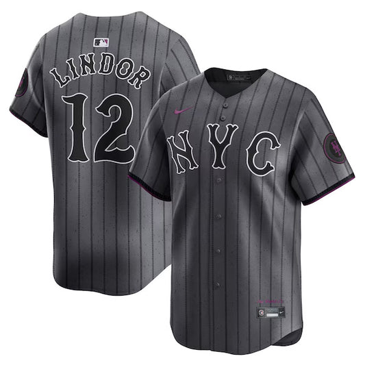 Francisco Lindor New York Mets City Connect Jersey – Gray
