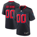 Custom Houston Texans Secondary Alternate Jersey - Navy