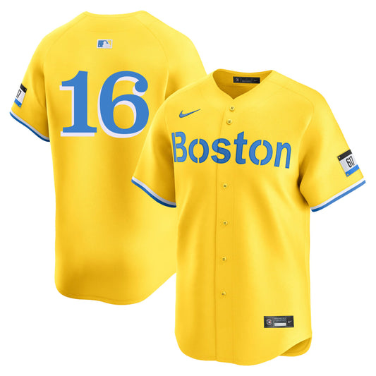 Jarren Duran Boston Red Sox City Connect Limited Jersey – Gold