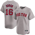 Jarren Duran Boston Red Sox Road Limited Jersey –  Gray