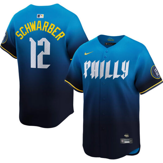 Kyle Schwarber Philadelphia Phillies City Connect Limited Jersey - Blue