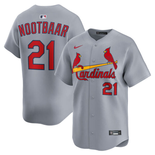 Lars Nootbaar St. Louis Cardinals Road Limited Jersey - Gray