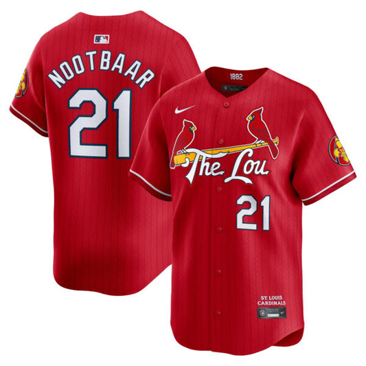 Lars Nootbaar St. Louis Cardinals City Connect Limited Jersey - Red