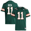 Carson Beck Miami Hurricanes Jersey - Green