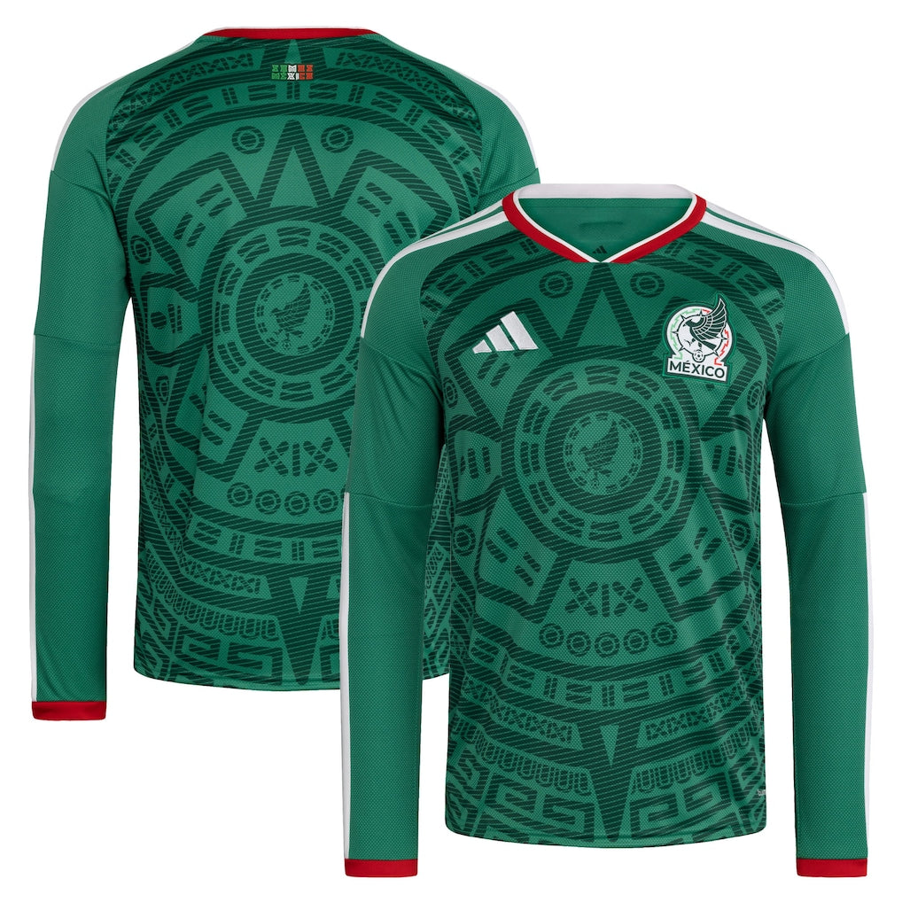 Mexico National Team FIFA x World Cup 2026 Home On Field Jersey - Long Sleeve - Green