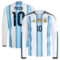 Lionel Messi Argentina National Team FIFA x World Cup 2026 Home Jersey - Long Sleeve - White
