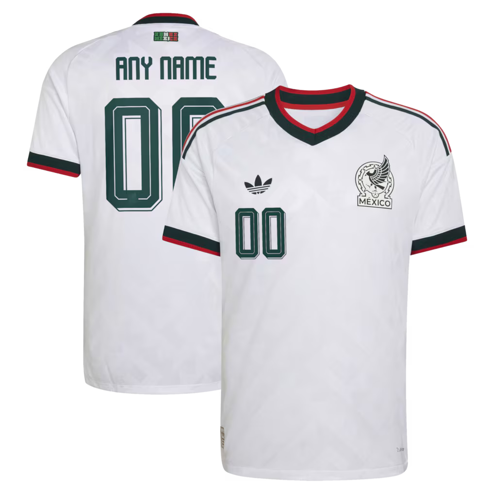 Custom Mexico National Team FIFA x World Cup 2026 Away On Field Jersey - White