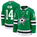 Jamie Benn Dallas Stars Home Premium Jersey - Kelly Green