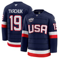 Matthew Tkachuk USA 2025 4 Nations Face-Off Premium Jersey - Navy