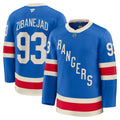 Mika Zibanejad New York Rangers Centennial Premium Jersey - Blue