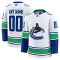 Custom Vancouver Canucks Away Premium Jersey - White