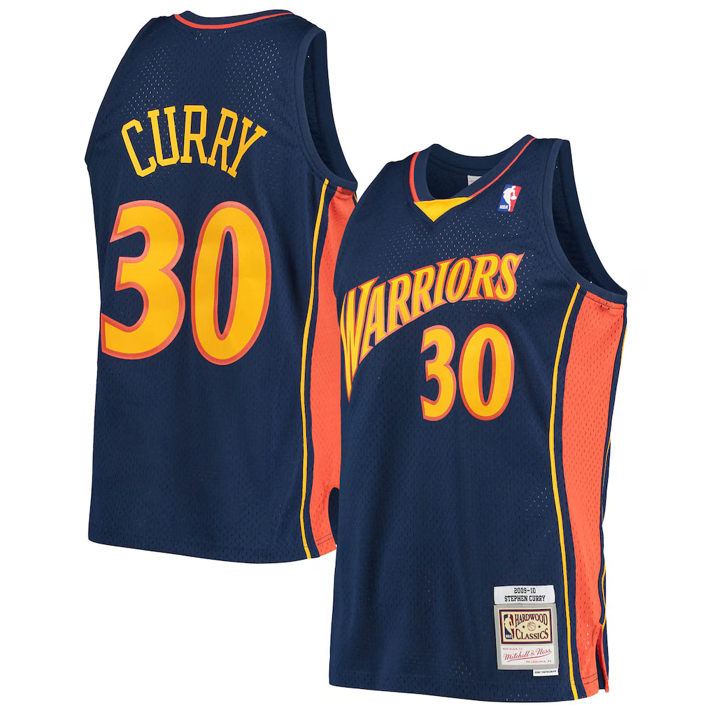 Stephen Curry Golden State Warriors - Mitchell & Ness Hardwood Classics - Swingman Jersey - Navy