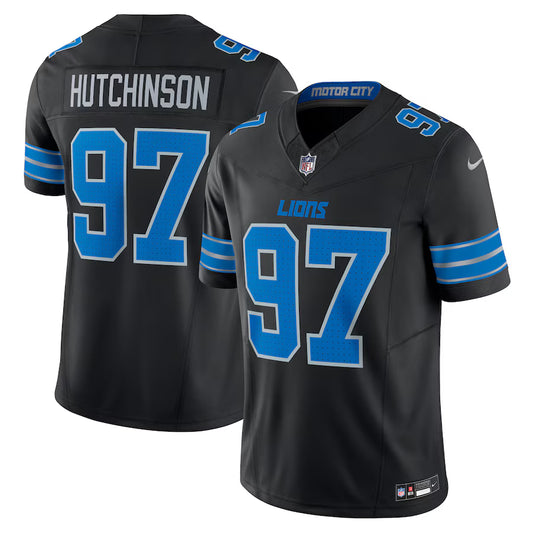 Aidan Hutchinson Detroit Lions Nike 2nd Alternate Jersey - Black