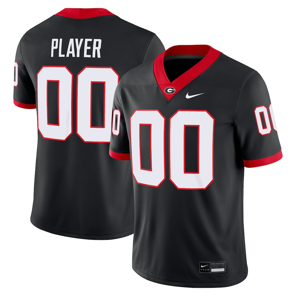 Custom Georgia Bulldogs Jersey - Black